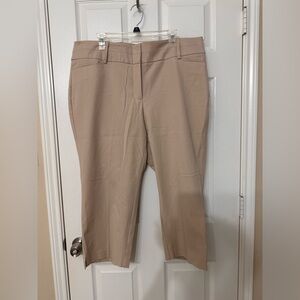 Lane Bryant Khaki Capri Pants